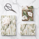 Search for calla lily wrapping paper White