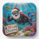 Search for coastal christmas paper plates Ocean