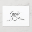 Recherche de drums cartes postales Instrument