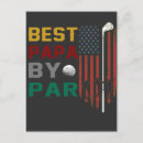 Recherche de golfeurs cartes postales Dad