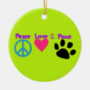 Recherche de peace sign ornaments Amour