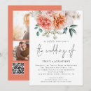 Search for peony wedding invitations Qr code