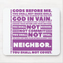 Search for commandments mousepads Bible