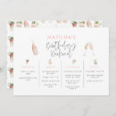 Search for itinerary birthday invitations Modern
