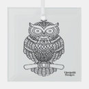 Search for white owl ornaments Bird