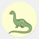 Recherche de dinosaures verts autocollants Mignon