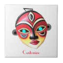 Recherche de masque africain carreaux Tribal