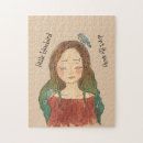 Recherche de tristesse puzzles Fille