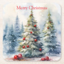Search for winter landscape coasters Merry christmas