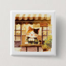 Search for cats square buttons Adorable