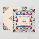 Search for folk square invitations Bohemian