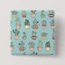 Recherche de cactus mignon badges Succulent