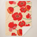 Search for poppy flower blankets Poppies