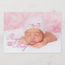 Recherche de famille royale invitations Bébé royal