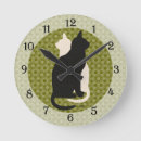 Search for good luck clocks Cats