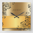 Recherche de elegance horloges Doré