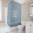 Search for business logo shower curtains Branding
