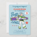 Search for pixar birthday invitations Buzz lightyear