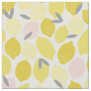 Search for yellow lemons fabric Fruit