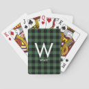 Recherche de plaid jeux de cartes Monogramme