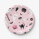 Search for pink halloween plates Pink and black