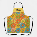 Search for flower power aprons Floral