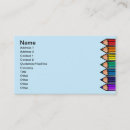 Recherche de crayon de couleur cartes visite Couleurs