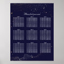 Search for stars wedding seating charts Night