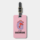 Search for alphabet luggage tags Purple
