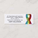 Search for special needs business cards Awareness