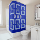 Search for cobalt blue shower curtains Mediterranean