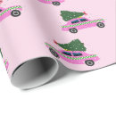 Search for pink christmas tree wrapping paper Xmas