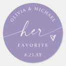 Search for purple wedding stickers Modern