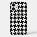 Search for dogtooth iphone cases Black and white