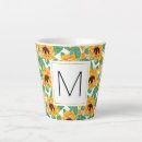 Recherche de motif tournesol tasses Jardin