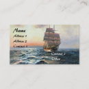 Search for sailing ships business cards Vintage