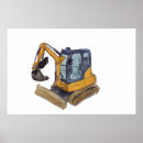 Search for backhoe posters Construction vehicle