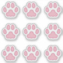 Search for pink cat paw stickers Cats