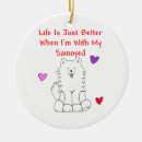 Search for samoyed ornaments Sammy