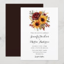 Search for red sunflower wedding invitations Autumn