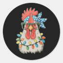 Search for funny farm stickers Santa