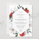 Search for white christmas invitations Red