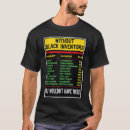 Search for black inventors tshirts Proud