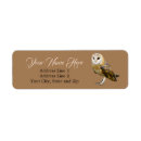 Recherche de cute owl étiquettes adresse retour Animaux