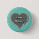 Recherche de coeur de musique badges Danse de ligne