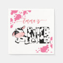 Search for cow napkins Pink