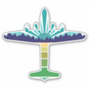 Recherche de vintage aviation autocollants Travel