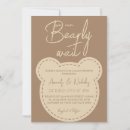 Recherche de brown bear baby shower invitations Moderne