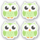 Search for green owl stickers Kids
