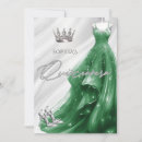 Search for emerald green quince invitations Dress